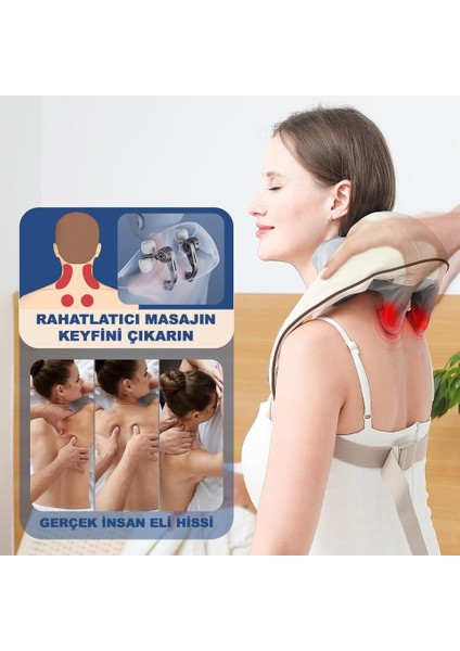 Ovmalı ve Isıtmalı Masaj Aleti Şarjlı Sırt Masaj Aleti Boyun - Sırt - Bacak - Tüm Vücut Masaj modelleri