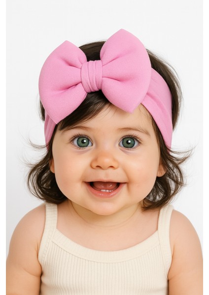 Kız Bebek /çocuksaç Bonesi Vesaç Bantları Seti 3lü Set