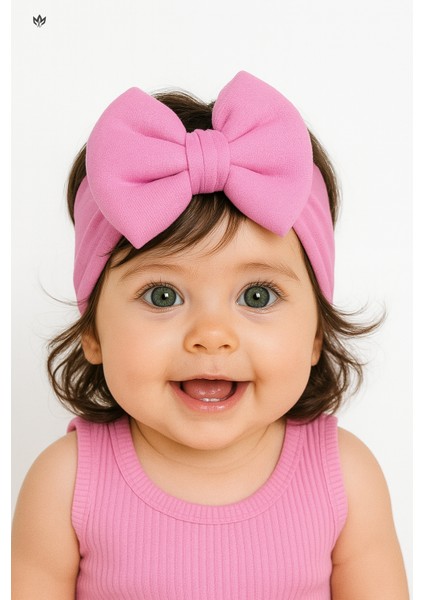 Kız Bebek /çocuksaç Bonesi Vesaç Bantları Seti 3lü Set