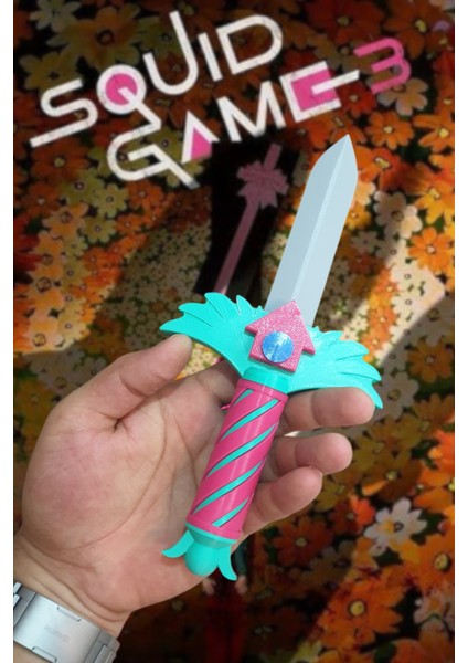 Squid Game 3 Bıçak Figürü - Squid Game 3 Bıçak Figür Seti Spuid Game Bıçağı