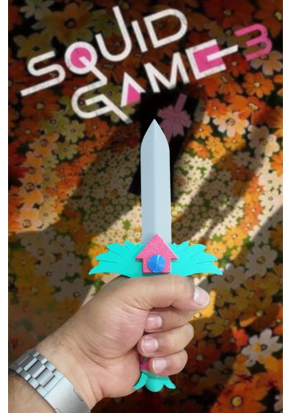 Squid Game 3 Bıçak Figürü - Squid Game 3 Bıçak Figür Seti Spuid Game Bıçağı
