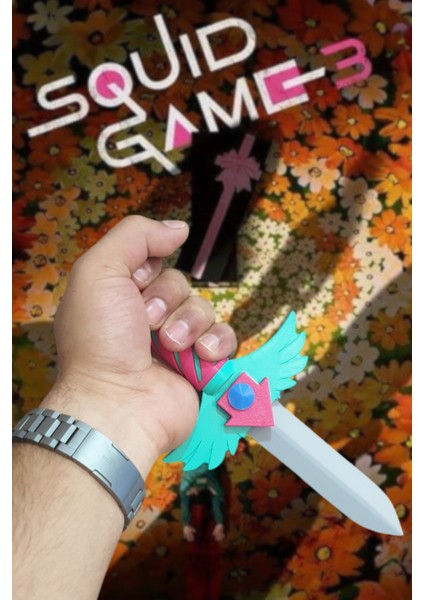 Squid Game 3 Bıçak Figürü - Squid Game 3 Bıçak Figür Seti Spuid Game Bıçağı