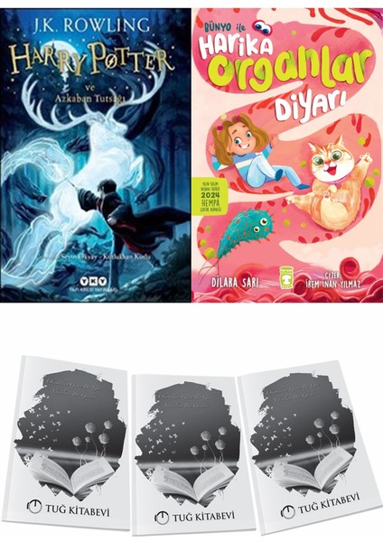 Harry Potter ve Azkaban Tutsağı ve Bünyo ile Harika Organlar Diyarı + Hediyeli