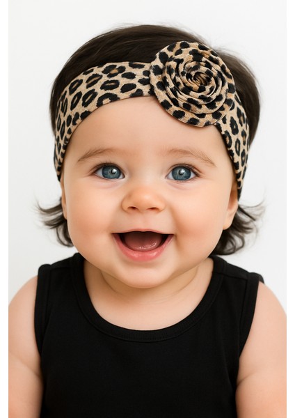 Kız Bebek /çocuksaç Bonesi Vesaç Bantları Seti 3lü Set