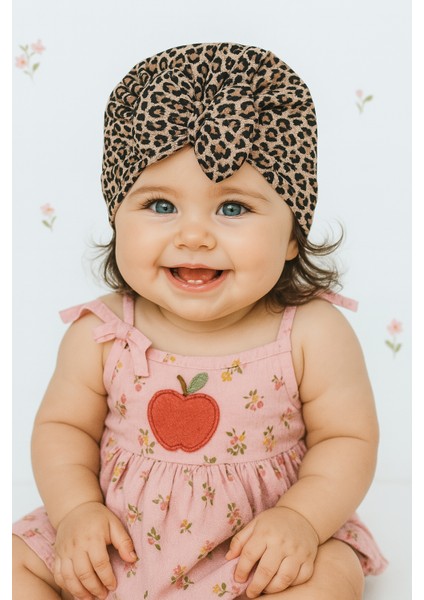 Kız Bebek /çocuksaç Bonesi Vesaç Bantları Seti 3lü Set