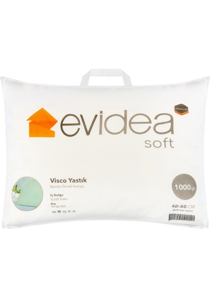 Soft Visko Yastık - Beyaz - 40X60 cm modelleri