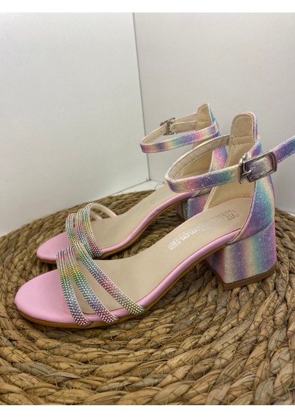 Gökkuşağı Topuklu Ayakkabı