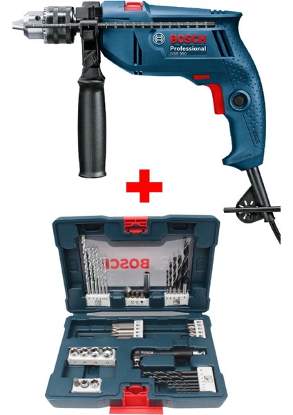 Profesyonel Darbeli Matkap ve 41 Parça Uç Seti, Güç ve Çok Yönlülük