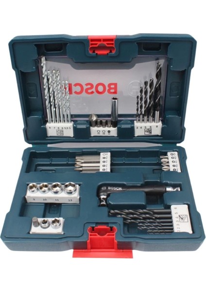 Profesyonel Darbeli Matkap ve 41 Parça Uç Seti, Güç ve Çok Yönlülük