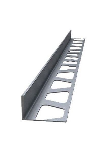 10 mm Alm. Parlak Gri Seramik L Bitim Profili