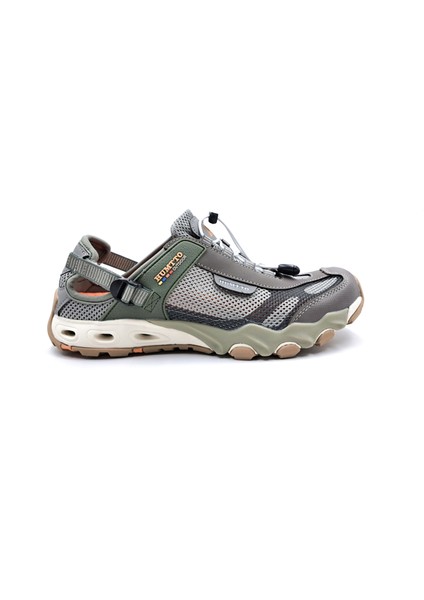 HTT1605 Erkek Tekking Outdoor Aqua Vizon Haki Sandalet Ayakkabı