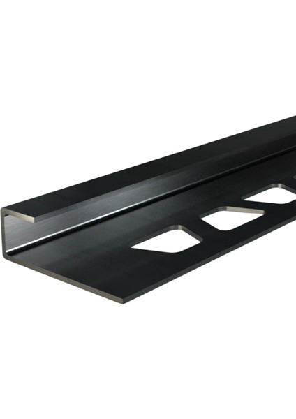 10 mm Inox Siyah Kare Seramik Köşe Profili