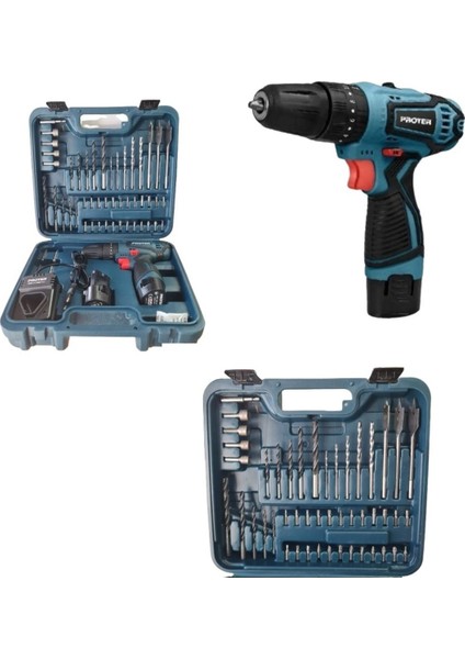 Şarjlı Darbeli Matkap Seti 52 Parça, Güç ve Çok Yönlülük Sundu