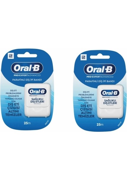 2'li Oral-B Diş Ipi Pro-Expert Advanced 25 M