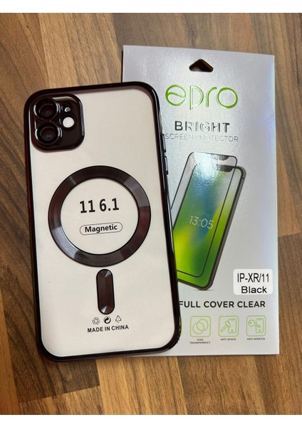 Apple iPhone 11 / Xr Magsafe Kılıf (Screen Protector )
