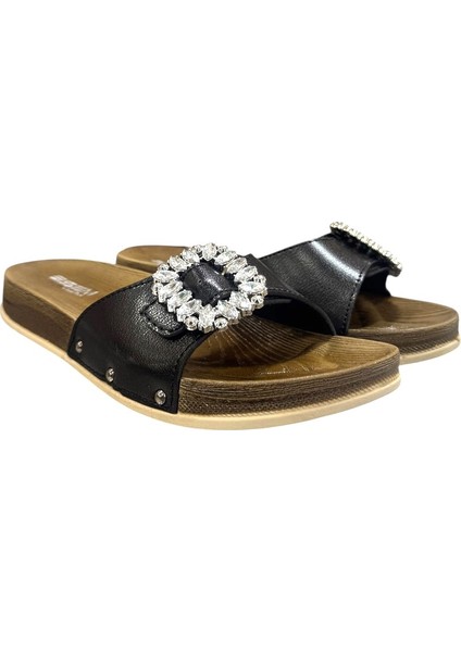 Toka Detaylı Anatomik Taban Günlük Bayan Terlik