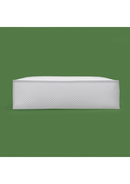 Yatak Altı Şeffaf Baza Hurcu - Gri - 80X50X20 cm