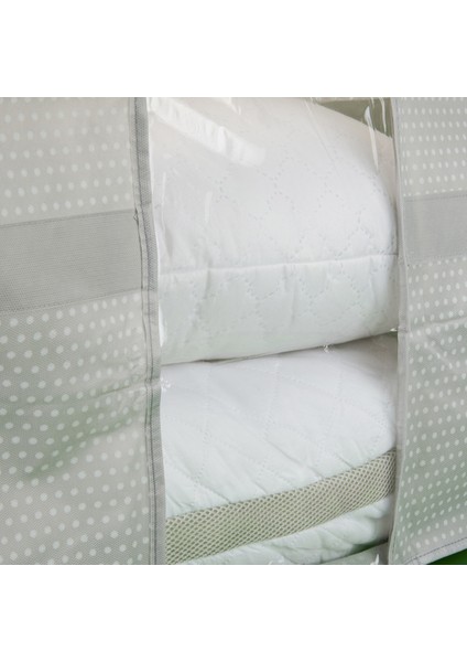 Pencere Detaylı Kazak Hurcu - Gri - 45X40X30 cm fırsatları