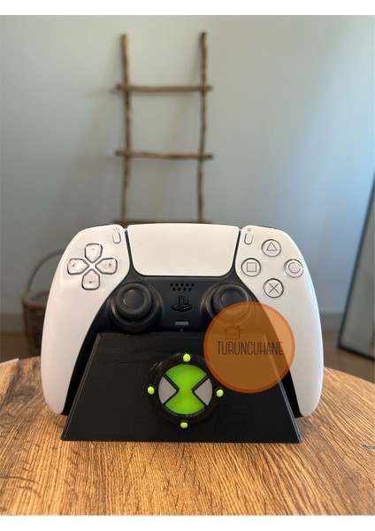 Ben Çizgi Film Logolu Kol Standı Ps5 Dualsense Ps4 Dualshock Gamer Aksesurarı