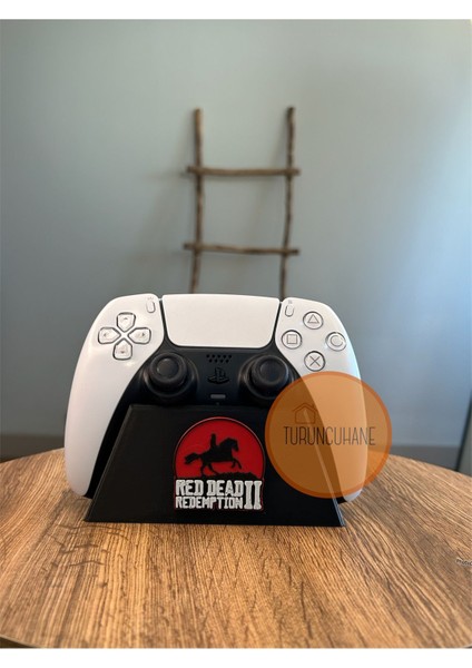 Red Dead Redemption Arthur Morgan Logolu Kol Standı Ps5 Dualsense Ps4 Dualshock Gamer Aksesura