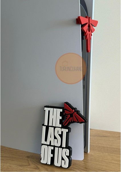 The Last Of Us Logo ve Playstation Aparat 2li Joel Ellie Gamer