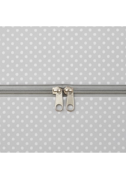 Puantiye Detaylı Küçük Boy Hurç - Gri - 52X28X21 cm indirimleri