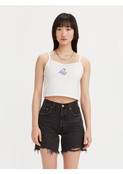 Graphıc 90S Kadın Beyaz Atlet 34408-0019