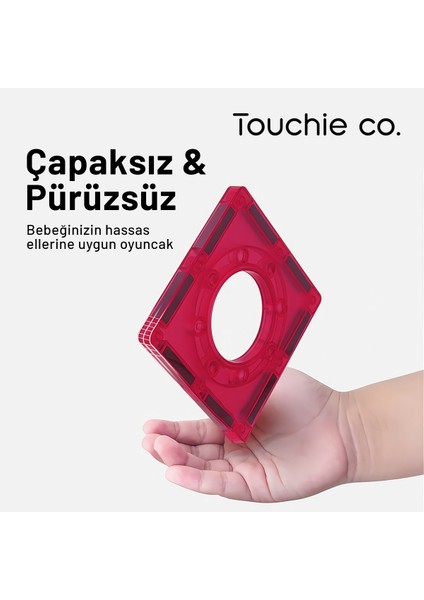 Magnetic Tiles Renkli Manyetik Bloklar – 50 Parça Yapı Bloğu Seti fırsatları
