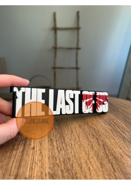 The Last Of Us Logo Masa Üstü Dekor Gamer Figür