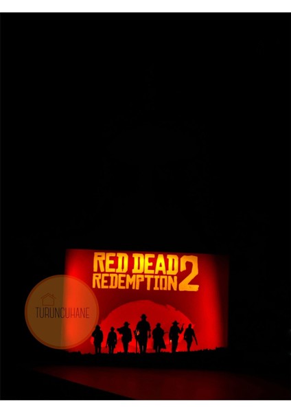 Red Dead Redemption Masaüstü Gece Lambası Gamer Yayıncı Aksesuarı Dekor fiyatları