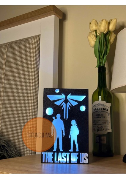 The Last Of Us Joel Ellie Masaüstü Gece Lambası Gamer Yayıncı Aksesuarı Dekor