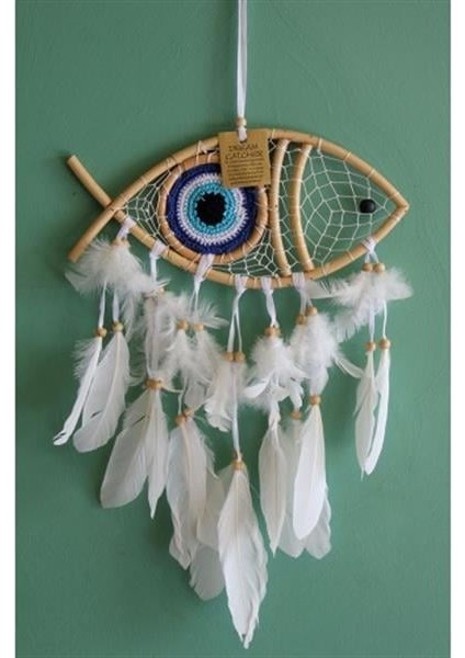 Rüya Kapanı Dream Catcher Balık Tasarımı