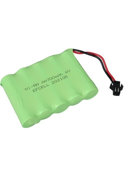 EF-60700S 6 Volt 700 Mah Ni-Mh Şarj Edilebilir Aa 5'li Grup Oyuncak Pili (202105)