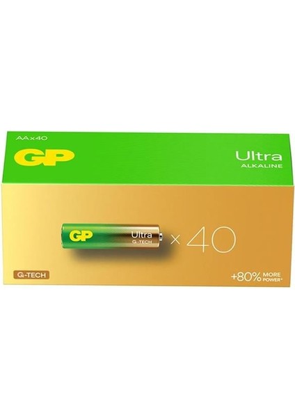 15AU R6 Ultra Alkalin Kalem Aa 40‘lı Paket