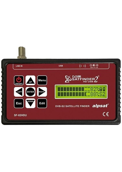 2 Hd+ Plus LCD Ekran Digital Uydu Yön Bulucu