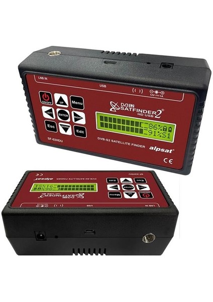 2 Hd+ Plus LCD Ekran Digital Uydu Yön Bulucu