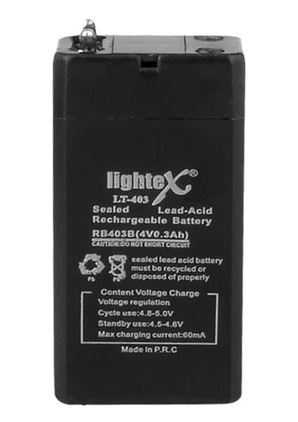 LT-403 4 Volt 0.3 Amper Akü