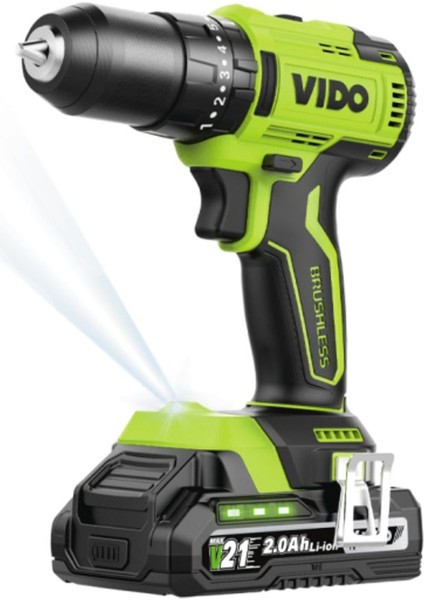 Kablosuz Darbeli Matkap 21V 500-1500W, Hafif ve Güçlü, Çalışma Kolaylığı