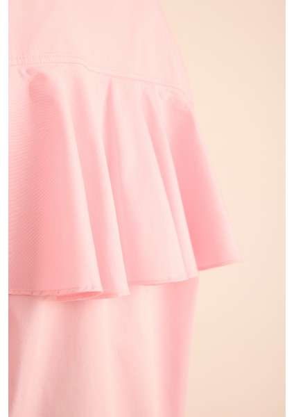 Sırtı Volan Detaylı Cotton Gömlek modelleri