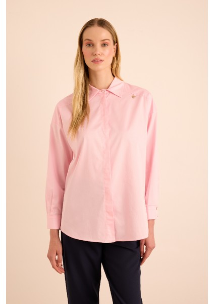 Sırtı Volan Detaylı Cotton Gömlek indirimleri