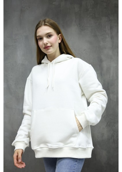 Unisex Kanguru Cepli Kapüşonlu Sweatshirt Hoodie Sweat