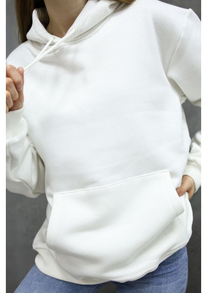 Unisex Kanguru Cepli Kapüşonlu Sweatshirt Hoodie Sweat fiyatları