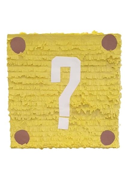 Blok ? Kutu Şekilli Pinyata 30X30X30CM