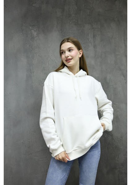 Unisex Kanguru Cepli Kapüşonlu Sweatshirt Hoodie Sweat