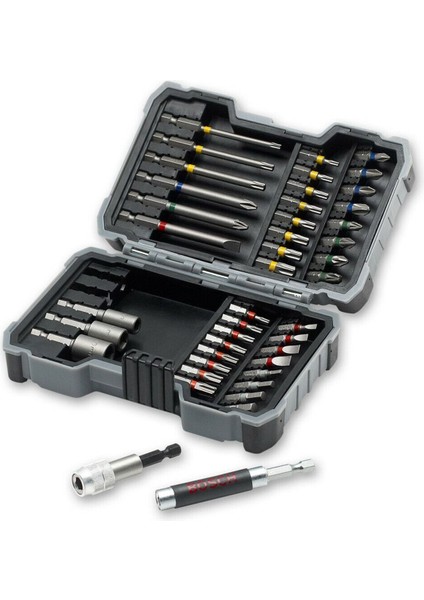 Şarjlı Darbeli Matkap Seti 43 Parça Vidalama ve Uçları