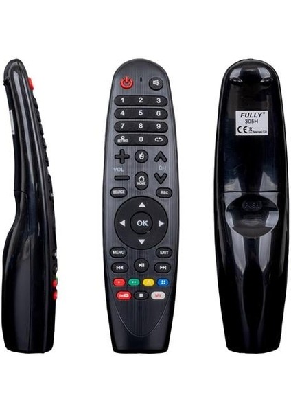 Telenova Youtube-Netflix Tuşlu Lcd-Led Ses Komutsuz LED Tv Kumanda
