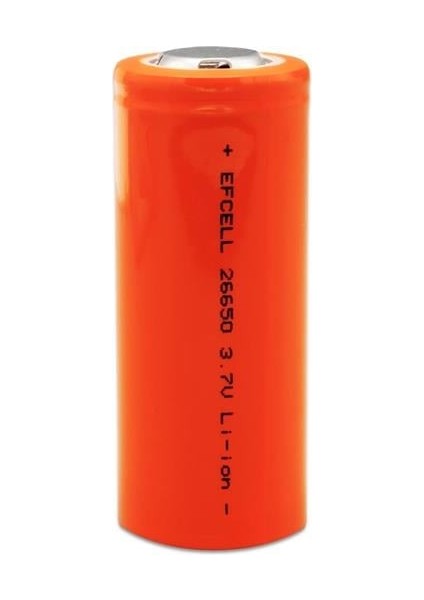 3.7 Volt 4500 Mah Icr 26650 Şarj Edilebilir Pil