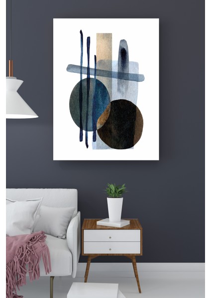 Toprak Çemberi Modern Bohem Kanvas Tablo – NV00287 modelleri