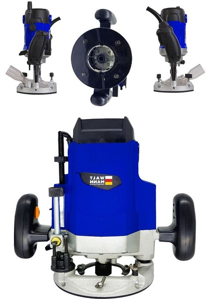 Germany 2600 Watt Freze Formika Traşlama Makinesi 12MM - Mavi