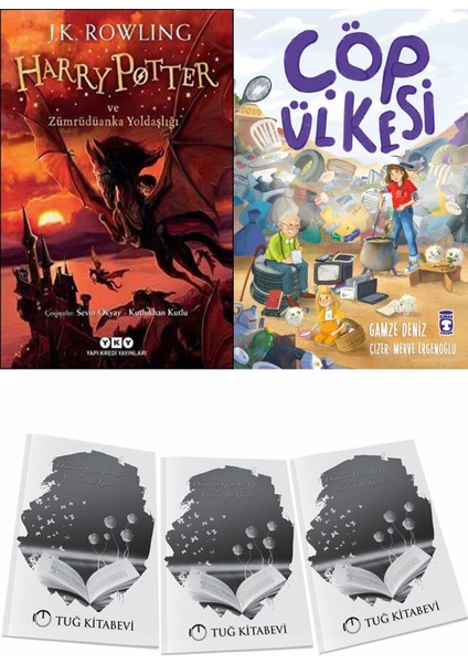 Harry Potter ve Zümrüdüanka Yoldaşlığı ve Çöp Ülkesi + Hediyeli